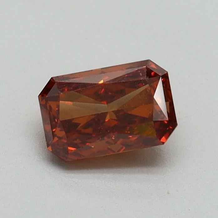0.54 Ct. Fancy Vivid Orange Radiant Lab Grown Diamond