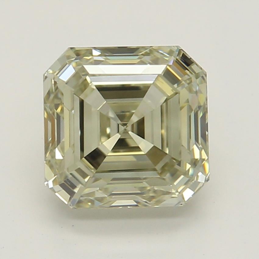1.01 Ct. Fancy Light Brown-Greenish Yellow Asscher Diamond