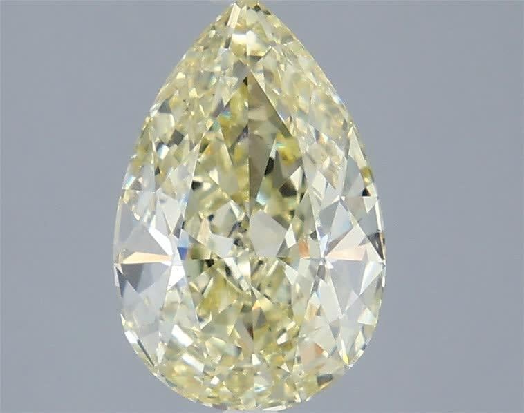 2.57 Ct. Fancy Yellow Pear Lab Grown Diamond
