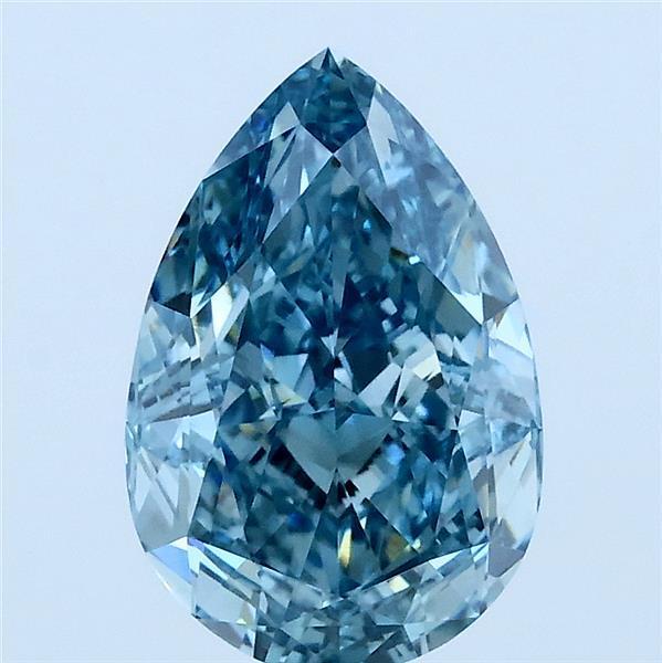 2.52 Ct. Fancy Blue Pear Lab Grown Diamond