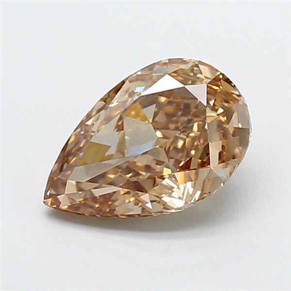 2.17 Ct. Fancy Light Brown Pear Lab Grown Diamond