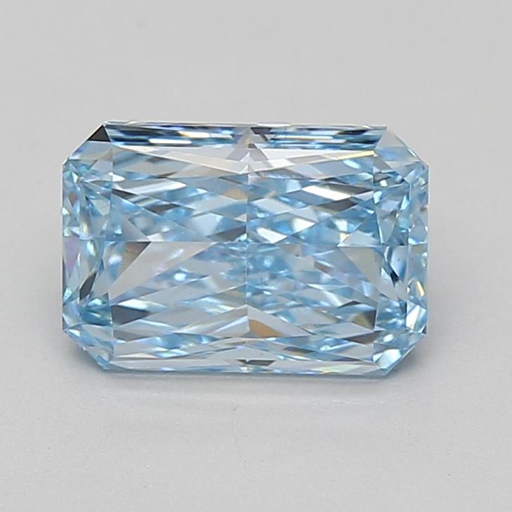 2.10 Ct. Fancy Vivid Blue Radiant Lab Grown Diamond