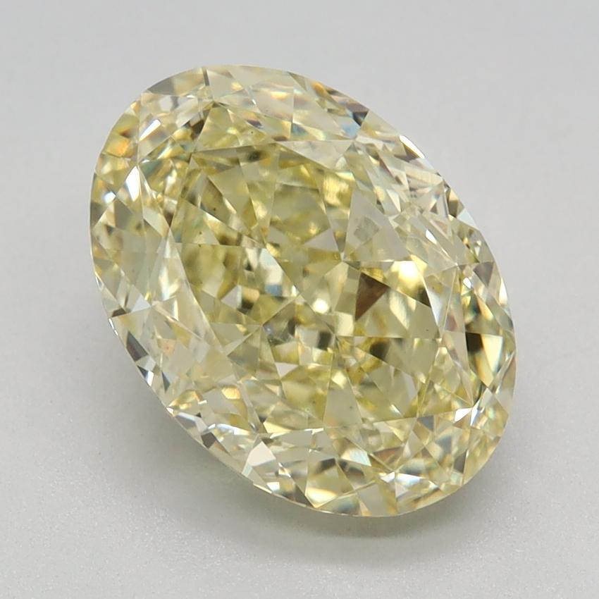 2.67 Ct. Fancy Intense Yellow Oval Lab Grown Diamond