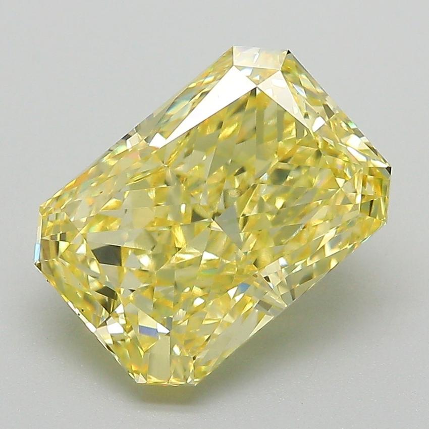 4.02 Ct. Fancy Intense Yellow Radiant Lab Grown Diamond