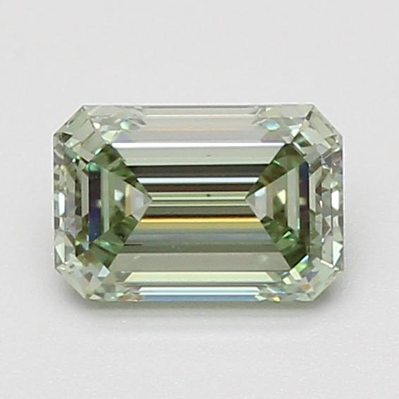 1.10 Ct. Fancy Vivid Green Emerald Lab Grown Diamond