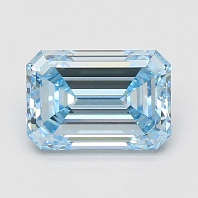 1.55 Ct. Fancy Intense Blue Emerald Lab Grown Diamond