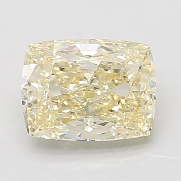 1.56 Ct. Fancy Light Yellow Cushion Lab Grown Diamond