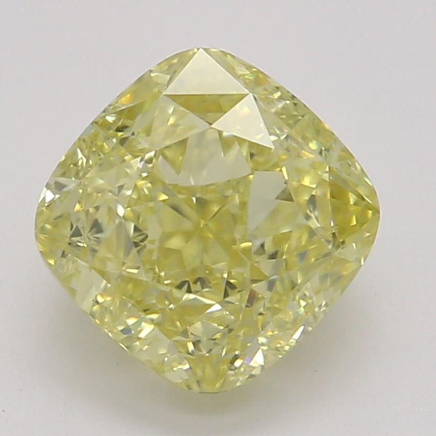 1.10 Ct. Fancy Intense Yellow Cushion Diamond