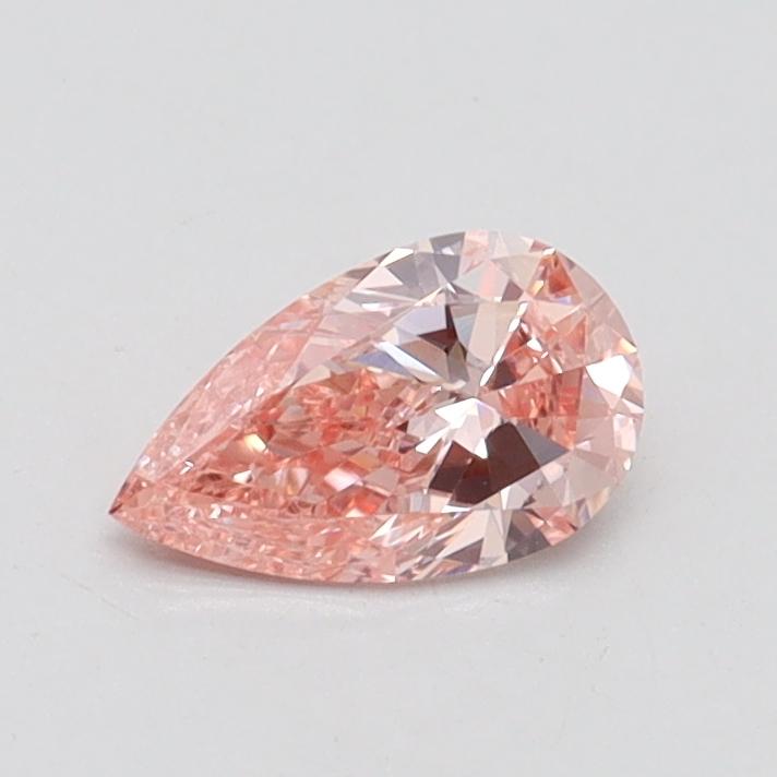 0.40 Ct. Fancy Intense Pink Pear Lab Grown Diamond