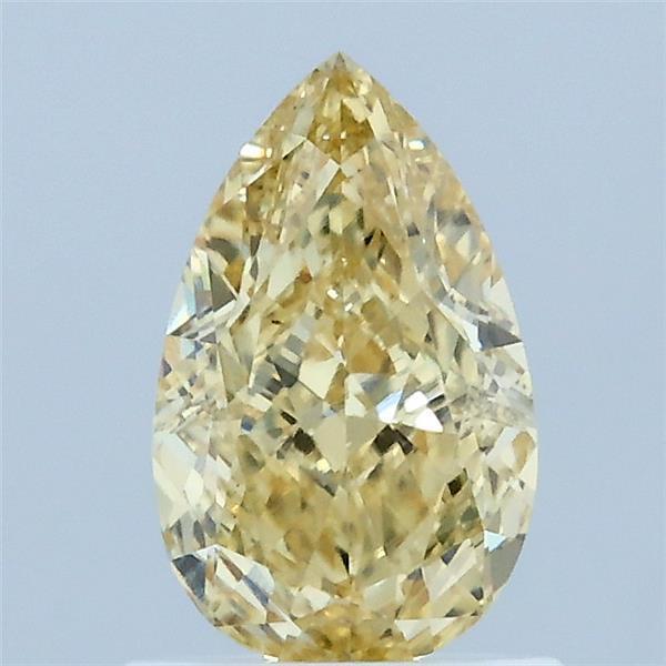 1.09 Ct. Fancy Intense Yellow Pear Lab Grown Diamond