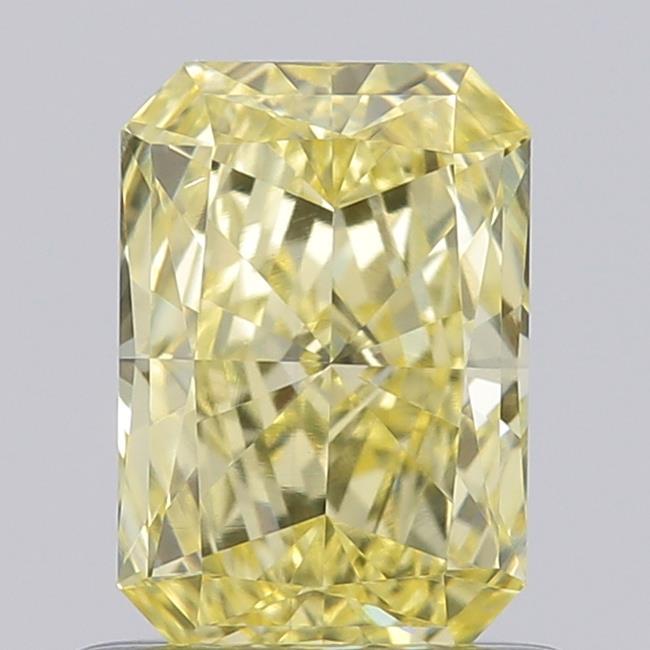 0.71 Ct. Fancy  Yellow Radiant Lab Grown Diamond