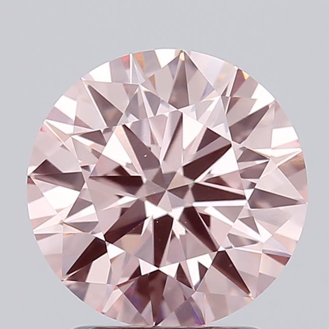 1.90 Ct. Fancy Intense Pink Round Lab Grown Diamond