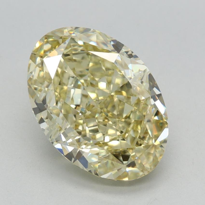 2.66 Ct. Fancy Yellow Oval Lab Grown Diamond