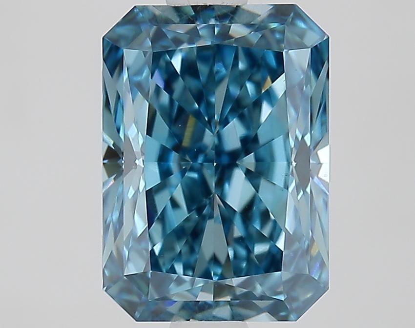 2.04 Ct. Fancy Vivid Blue Radiant Lab Grown Diamond