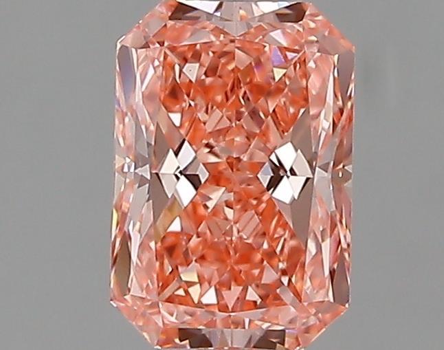 1.05 Ct. Fancy Vivid  Pink Radiant Lab Grown Diamond