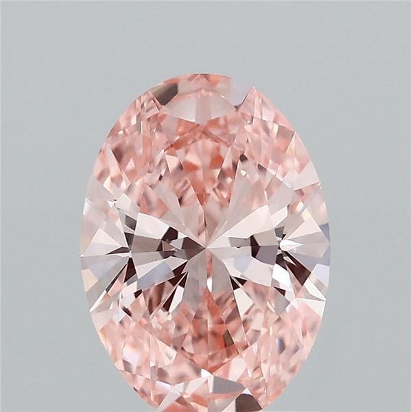 1.02 Ct. Fancy Vivid Pink Oval Lab Grown Diamond