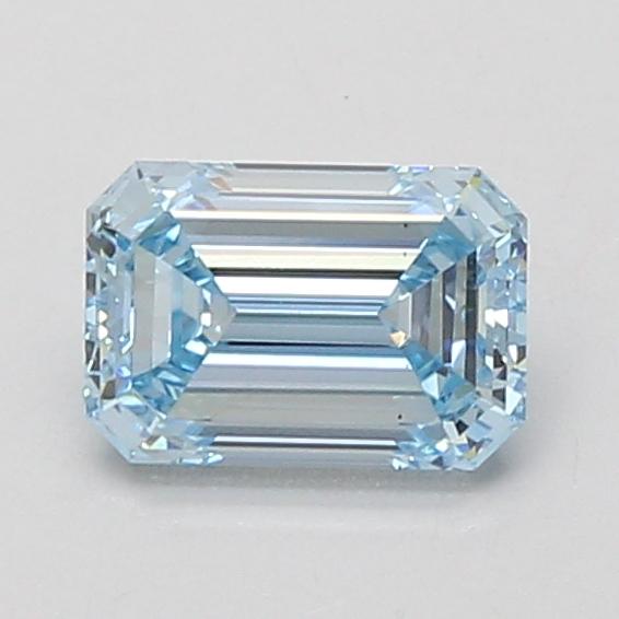 1.04 Ct. Fancy Vivid Blue Emerald Lab Grown Diamond