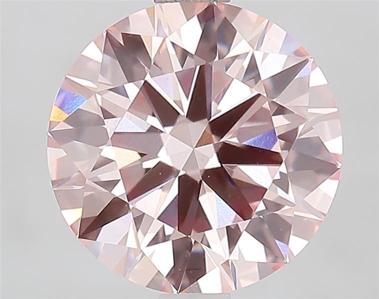 2.40 Ct. Fancy Intense  Pink Round Lab Grown Diamond