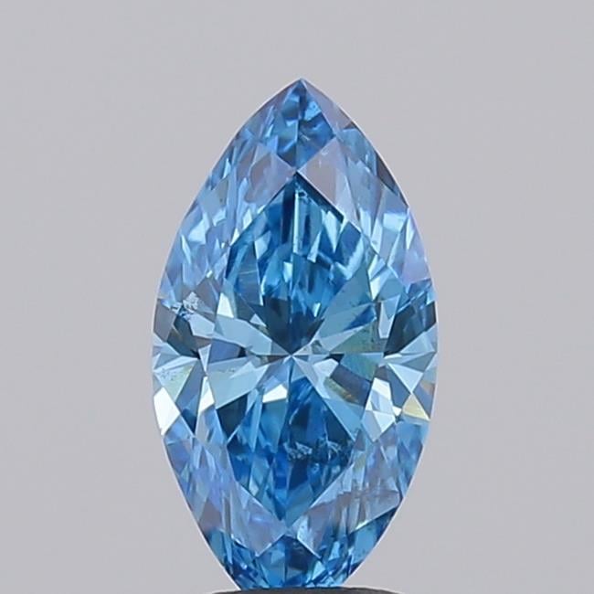 1.06 Ct. Fancy Vivid Blue Marquise Lab Grown Diamond