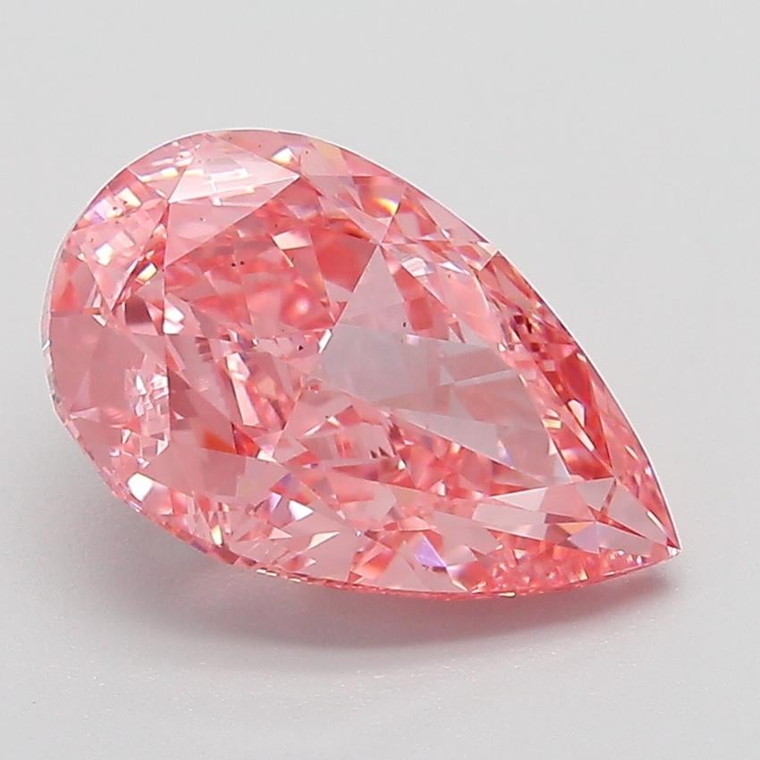 3.04 Ct. Fancy Pink Pear Lab Grown Diamond