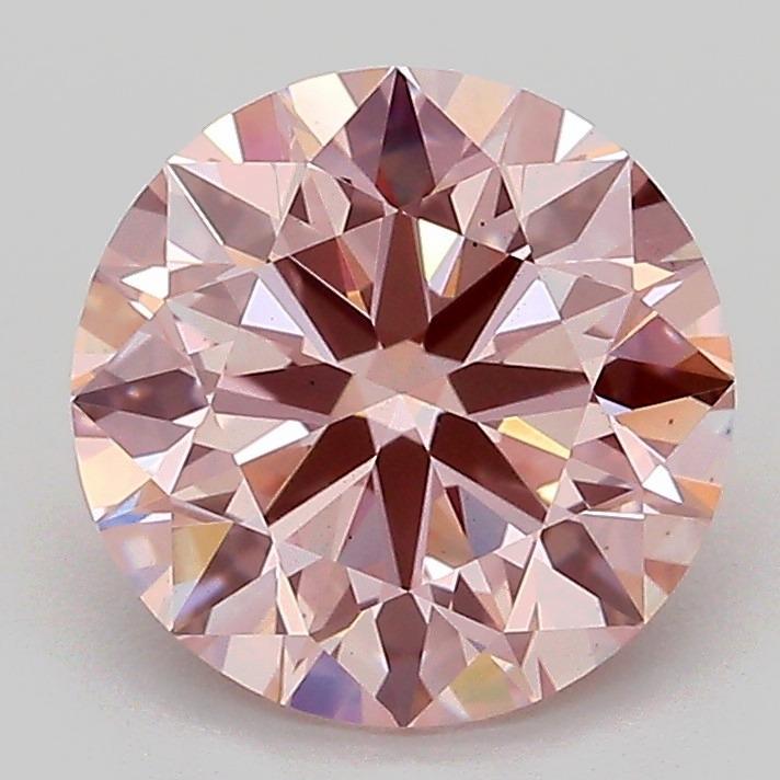2.34 Ct. Fancy Intense Pink Round Lab Grown Diamond