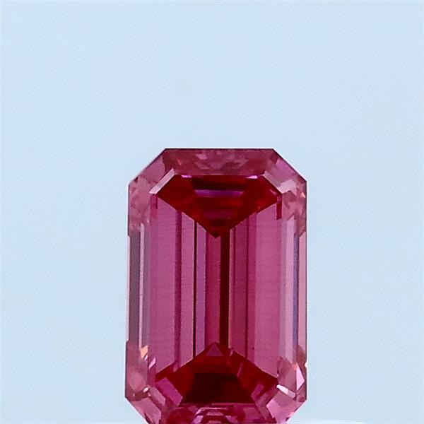0.51 Ct. Fancy Vivid Pink Emerald Lab Grown Diamond
