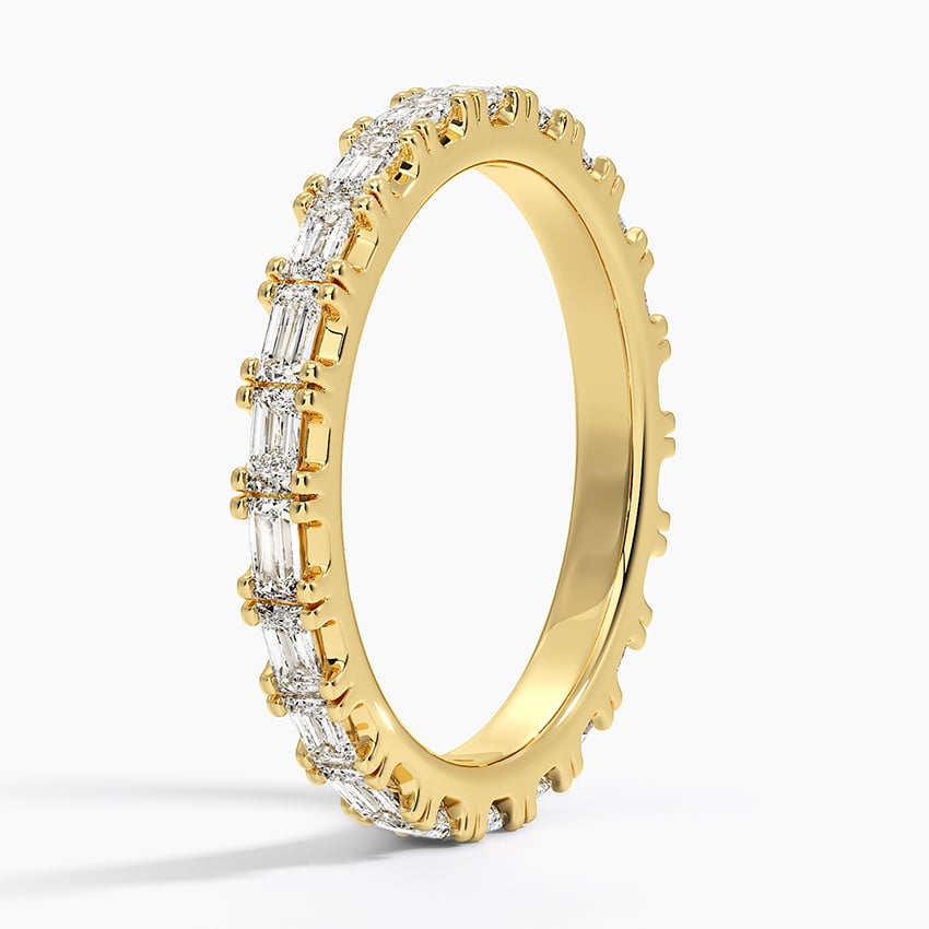 Gemma Eternity Baguette Lab Diamond Ring (2/3 ct. tw.) in 18K Yellow Gold