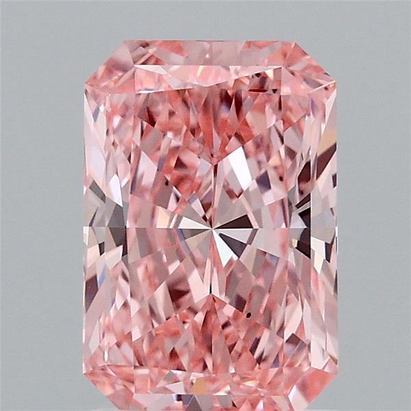 1.59 Ct. Fancy Vivid Pink Radiant Lab Grown Diamond