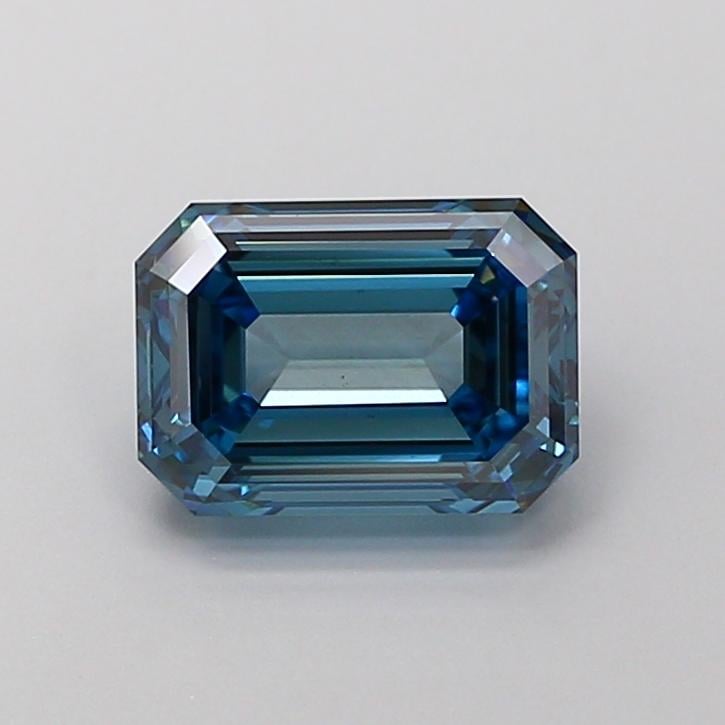 2.02 Ct. Fancy Vivid Blue Emerald Lab Grown Diamond