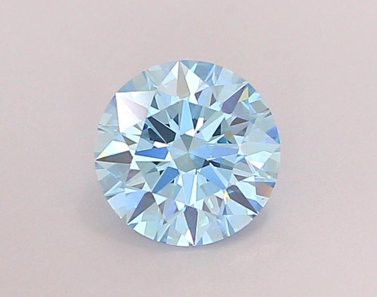 1.03 Ct. Fancy Vivid Blue Round Lab Grown Diamond