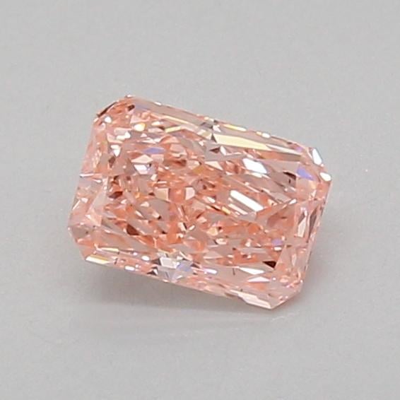 0.62 Ct. Fancy Vivid Pink Radiant Lab Grown Diamond