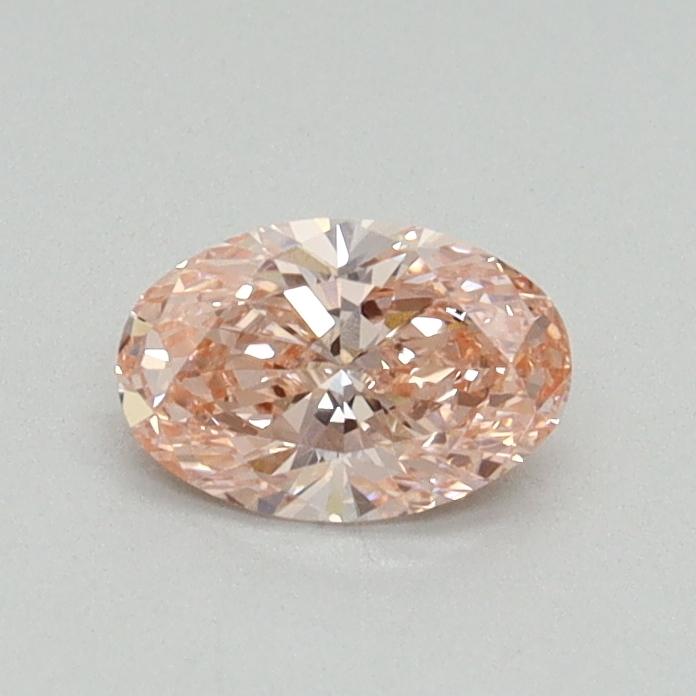 0.41 Ct. Fancy Vivid Pink Oval Lab Grown Diamond