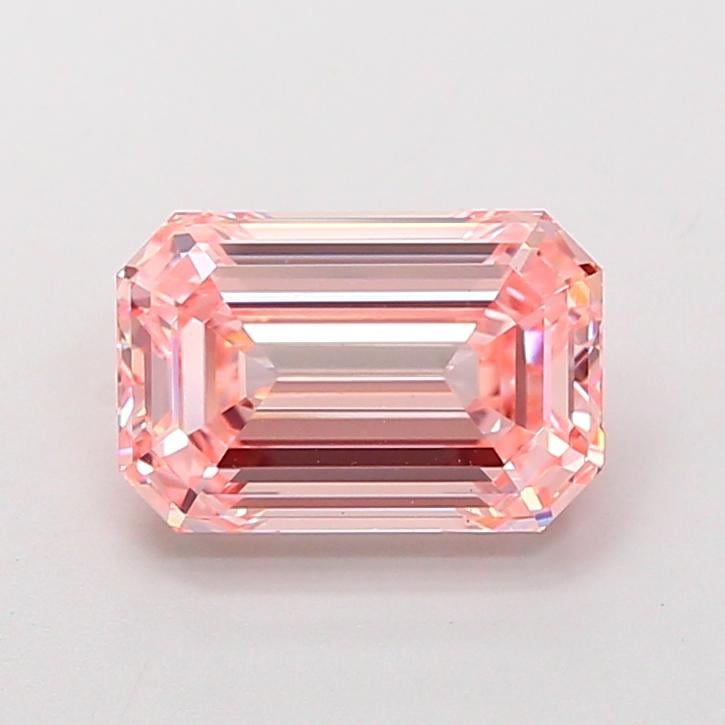 3.85 Ct. Fancy Intense Pink Emerald Lab Grown Diamond