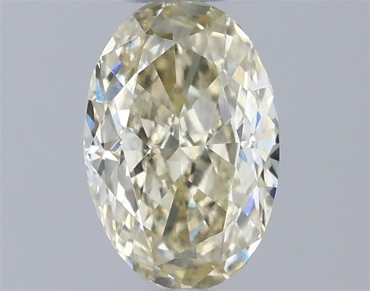 0.50 Ct. Light Yellow Oval Lab Grown Diamond
