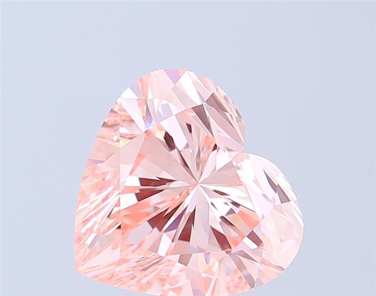 4.01 Ct. Fancy Intense Pink Heart Lab Grown Diamond