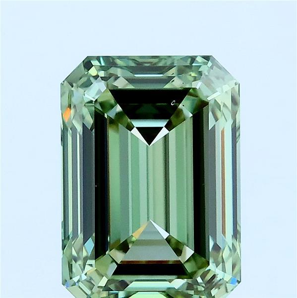 3.01 Ct. Fancy Vivid Green Emerald Lab Grown Diamond