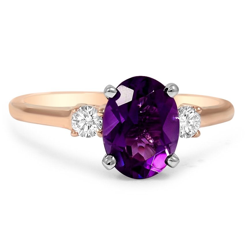 Modern Amethyst Vintage Ring | Bebe | Brilliant Earth