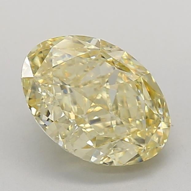 2.70 Ct. Fancy Intense Yellow Oval Lab Grown Diamond