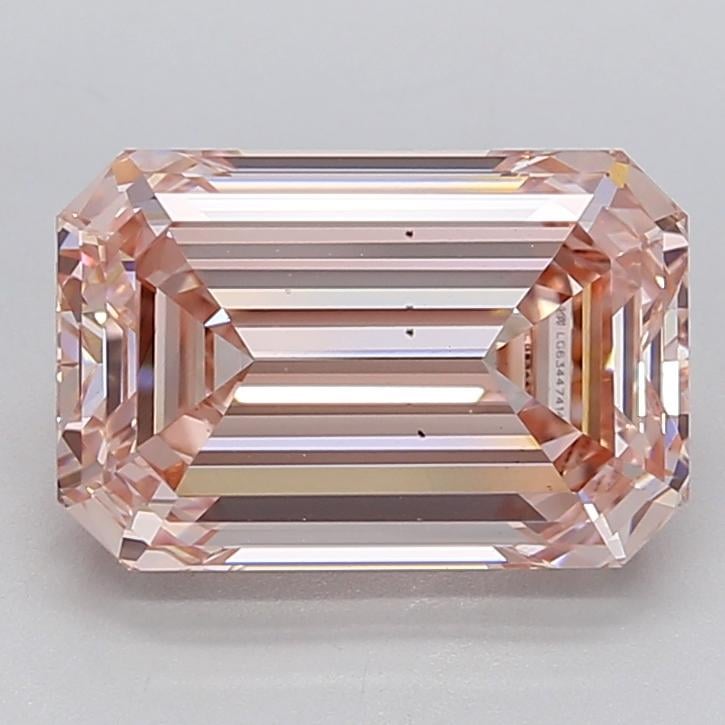 5.09 Ct. Fancy Intense  Pink Emerald Lab Grown Diamond