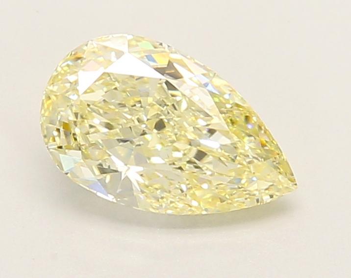 1.07 Ct. Fancy Vivid Yellow Pear Lab Grown Diamond