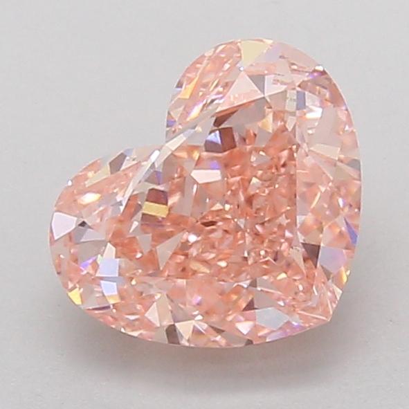 2.04 Ct. Fancy Vivid Pink Heart Lab Grown Diamond