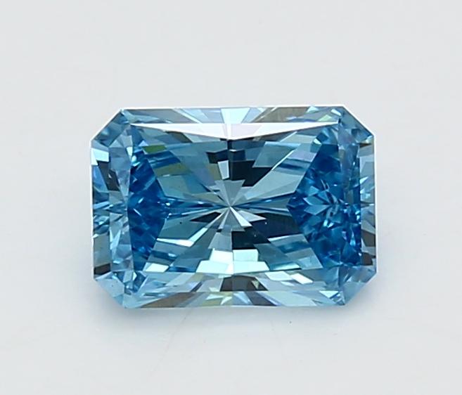 1.20 Ct. Fancy Vivid  Blue Radiant Lab Grown Diamond