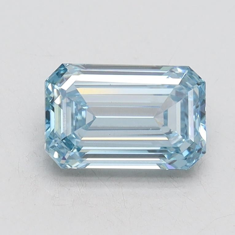 1.02 Ct. Fancy Intense Blue Emerald Lab Grown Diamond