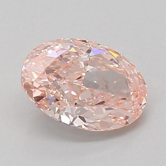 1.06 Ct. Fancy Vivid Pink Oval Lab Grown Diamond