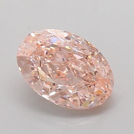 1.05 Ct. Fancy Vivid Pink Oval Lab Grown Diamond
