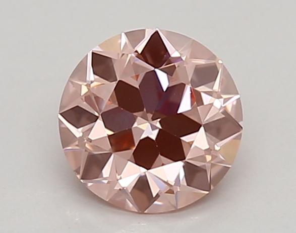 0.71 Ct. Fancy Intense Pink Round Lab Grown Diamond