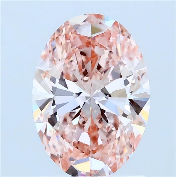1.50 Ct. Fancy Vivid Pink Oval Lab Grown Diamond