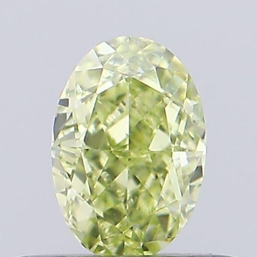 0.30 Ct. Fancy Yellow Oval Lab Grown Diamond