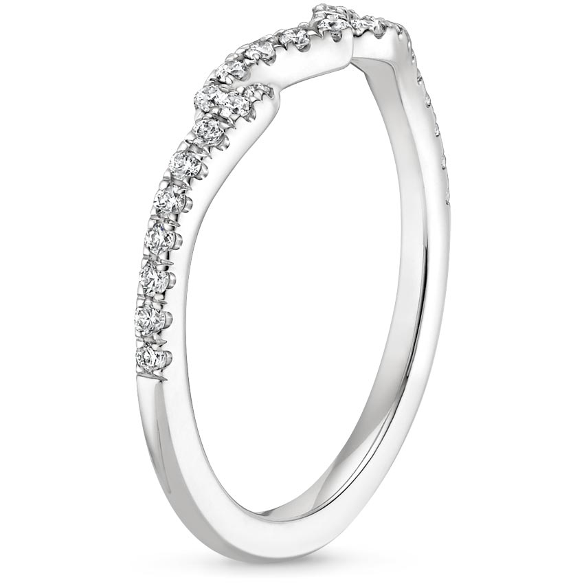 18K White Gold Rhea Diamond Ring, large side view