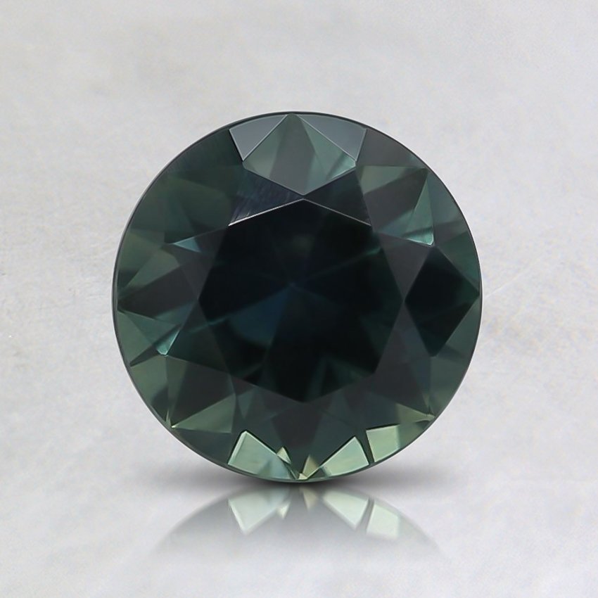 6.3mm Teal Round Montana Sapphire
